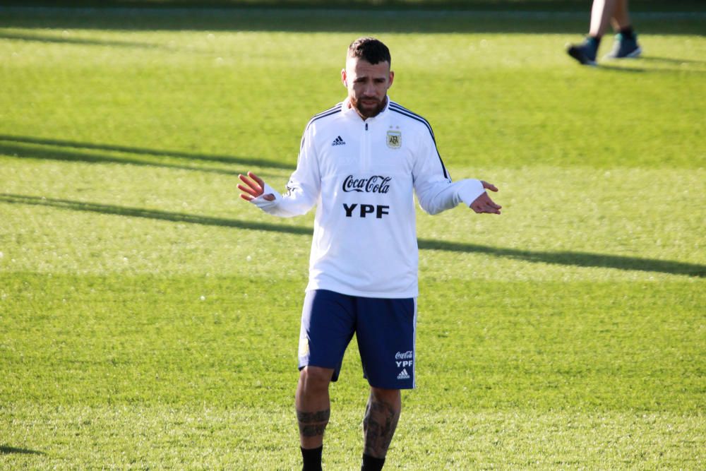 Segundo entrenamiento de la Argentina de Messi en Son Bibiloni