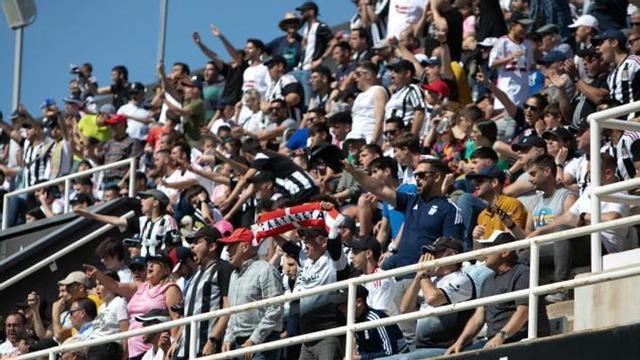 La afición cartagenerista, protagonista el pasado sábado. | LOYOLA PÉREZ DE VILLEGAS