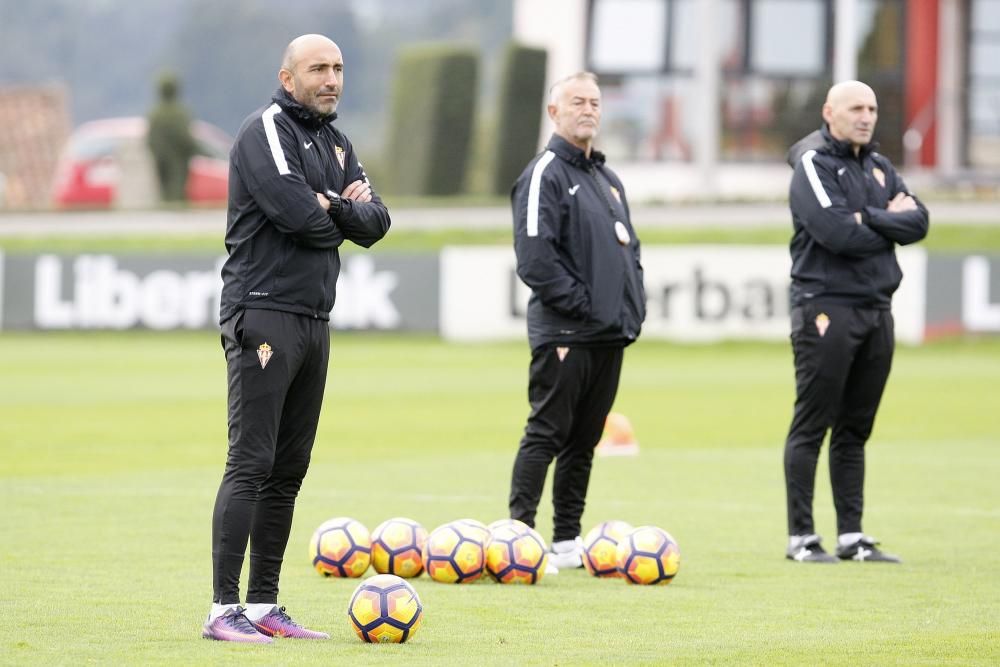 Entrenamiento del Sporting