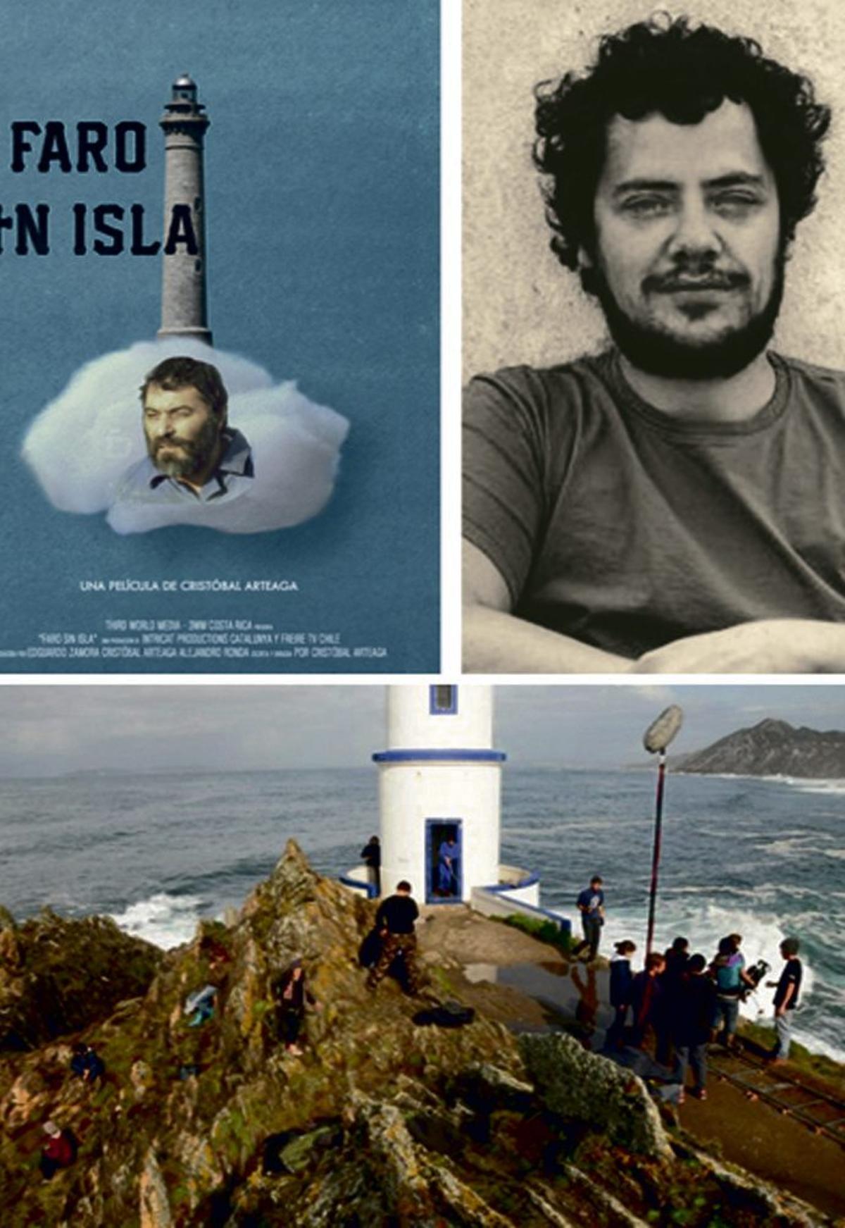 O director Cristóbal Arteaga e rodaxe en Cabo Home. | FDV