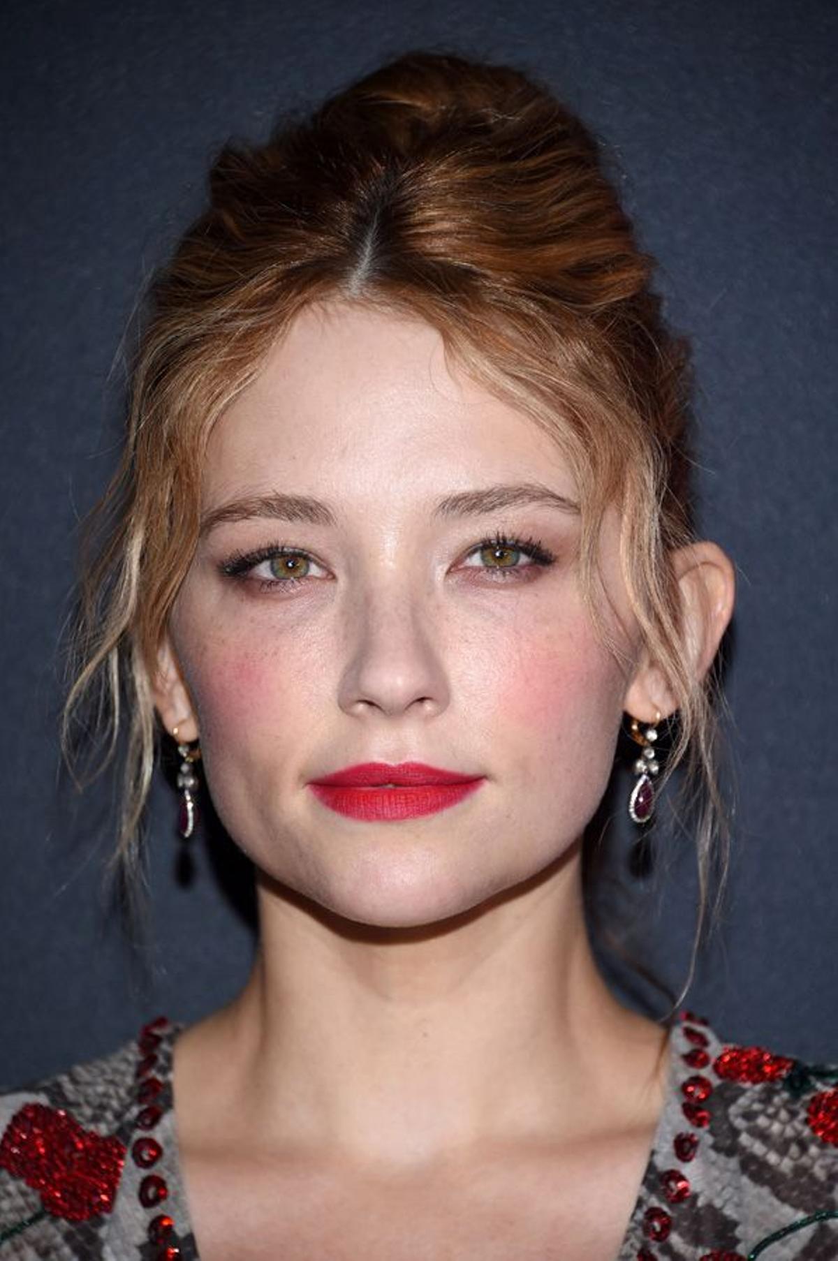 Haley Bennett en el estreno de 'La chica del tren' en Nueva York