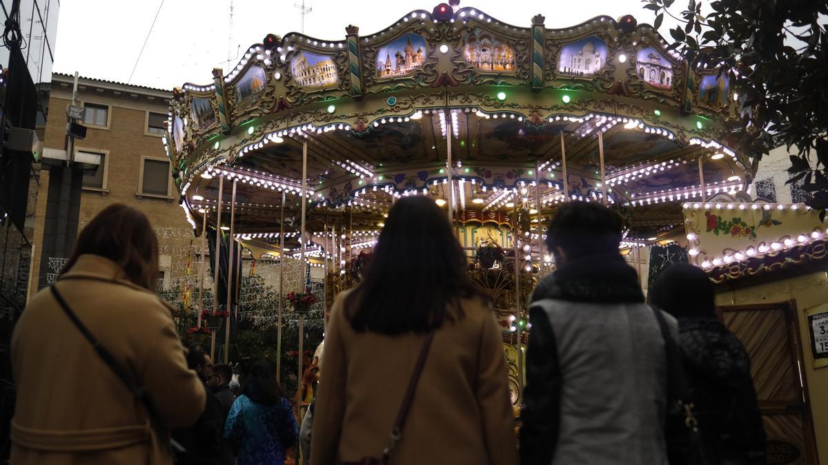 La Plaza del Pilar apaga la Navidad