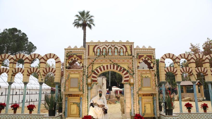 Entrada al campamento real de los Reyes Magos.