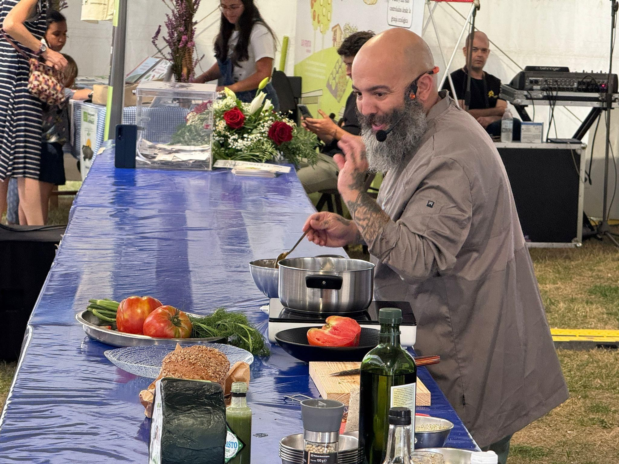 Así fue el showcooking de David Montes en FAPEA