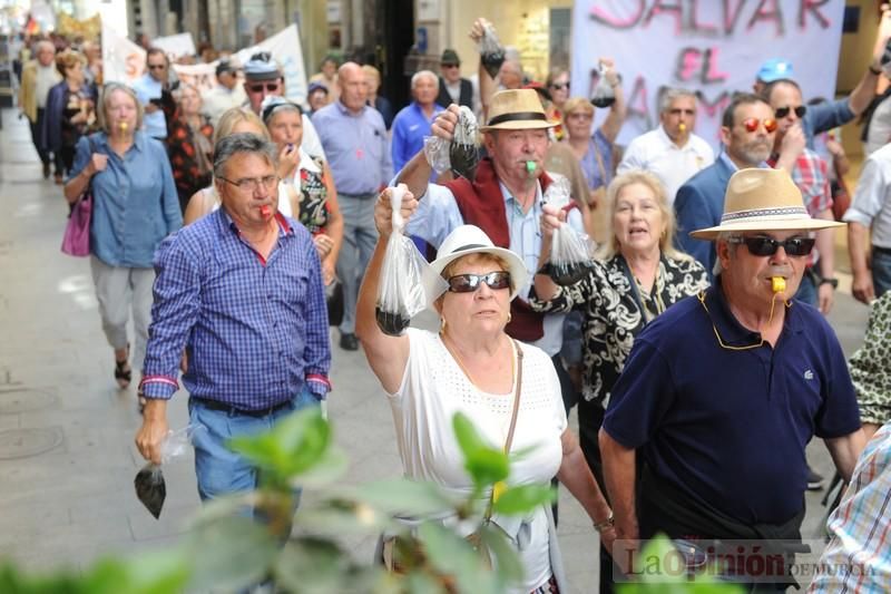 Los lodos del Mar Menor llegan a Murcia