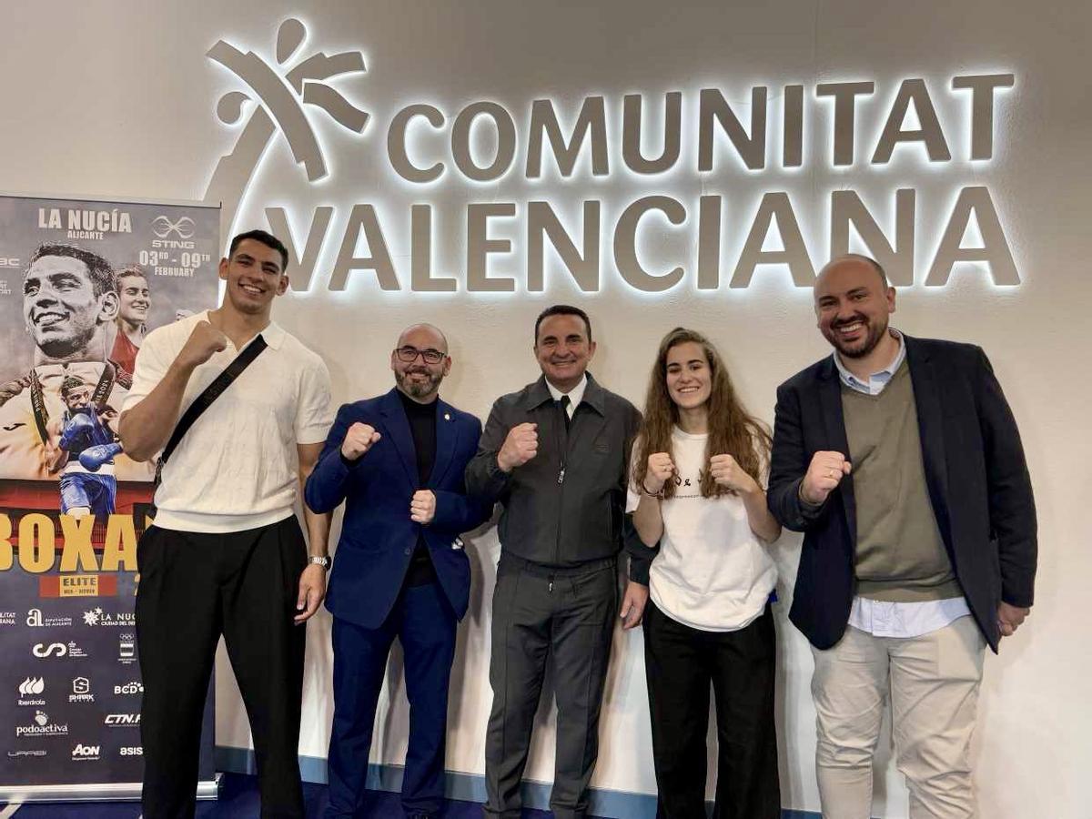 La comitiva de La Nucía en FITUR este miércoles