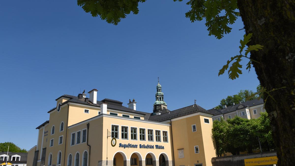 Cervecería Augustiner Bräu Salzburgo más grande de Austria