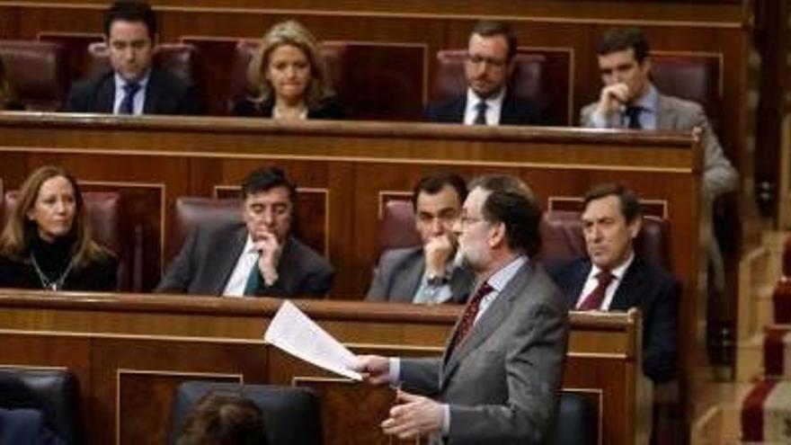 Rajoy ahir al Congrés de Diputats.