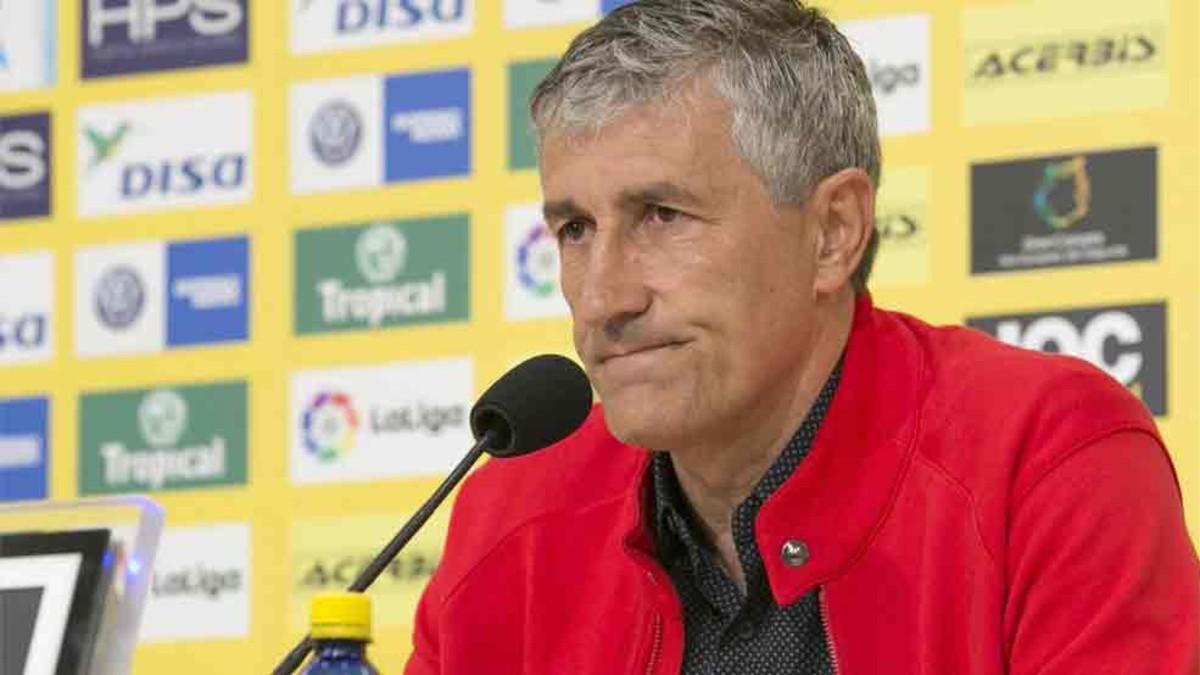 Quique Setién, entrenador de la UD Las Palmas