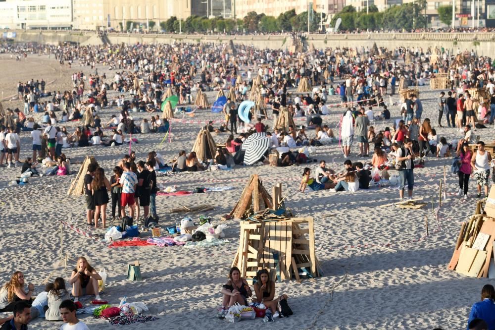 La noche de San Juan A Coruña 2017