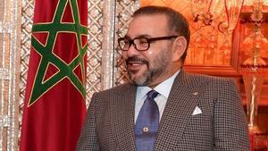 Archivo - El rey Mohamed VI de Marruecos