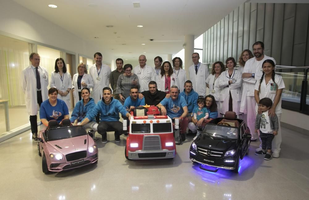 Coches infantiles y ecógrafo en el HUCA