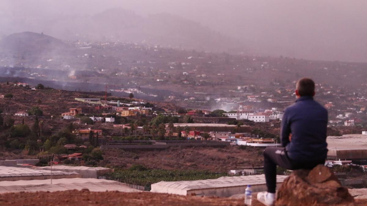 La lava del volcán de La Palma llega a Todoque