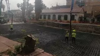 Comienzan a hormigonar el techo del túnel del soterramiento en San Pío