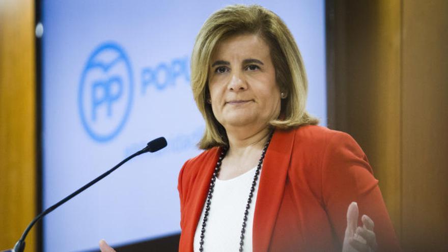 La ministra de Empleo en funciones, Fátima Báñez.