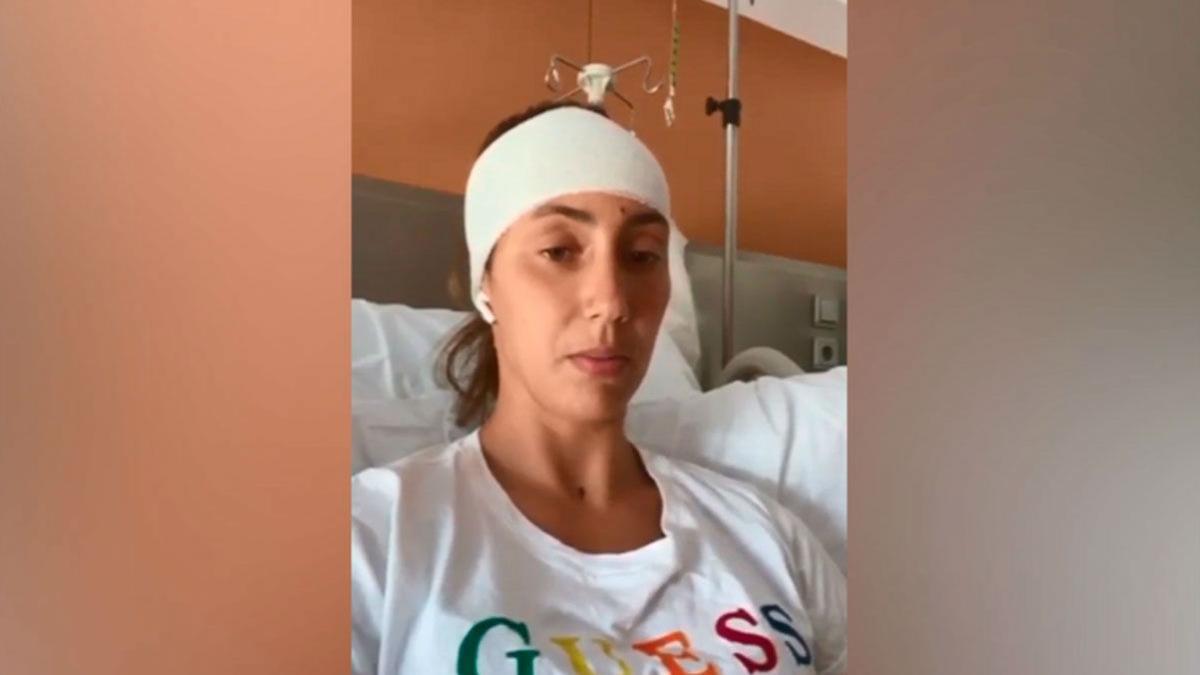 Virginia Torrecilla explica que ha sido operada de un tumor en la cabeza