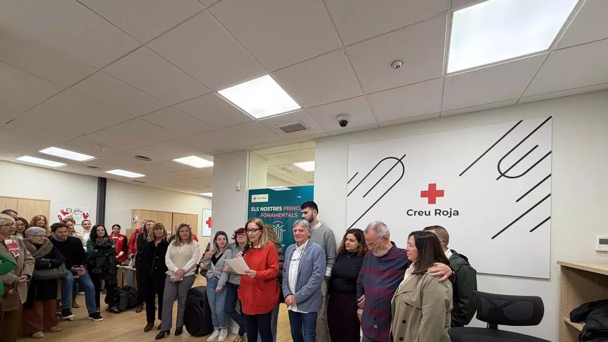 Cruz Roja inaugura sede en Aldaia, tras la dana
