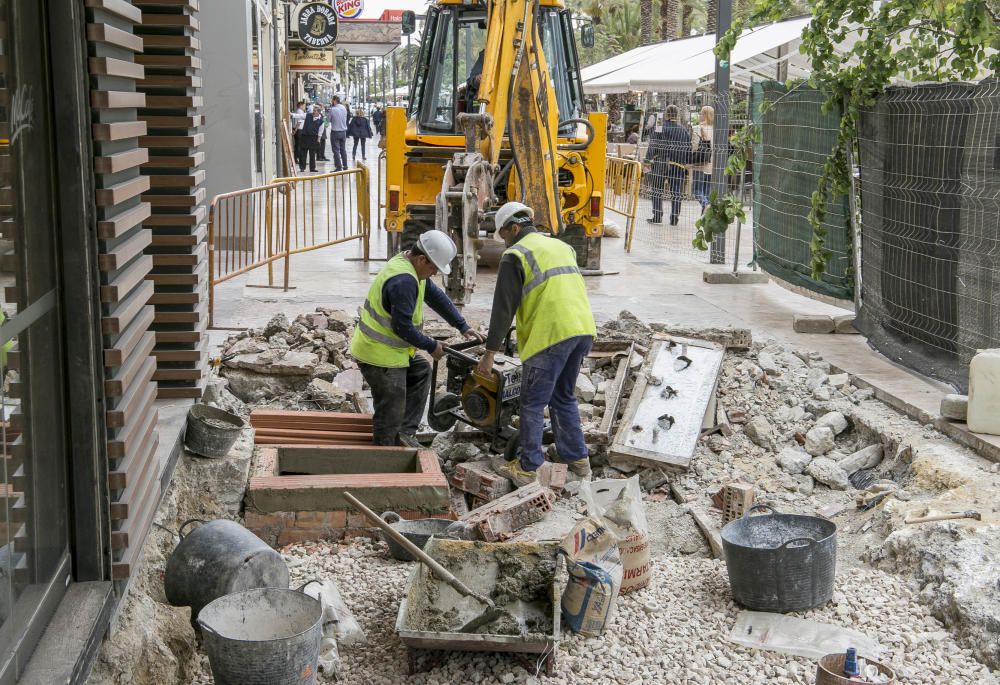 Obras de mejora de la Explanada