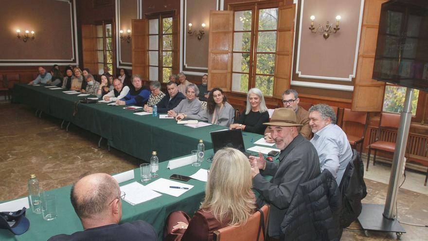 La intervención de Xaime Fandiño en la Mesa por la Estratexia Galega contra o Idadismo. |  I. Osorio