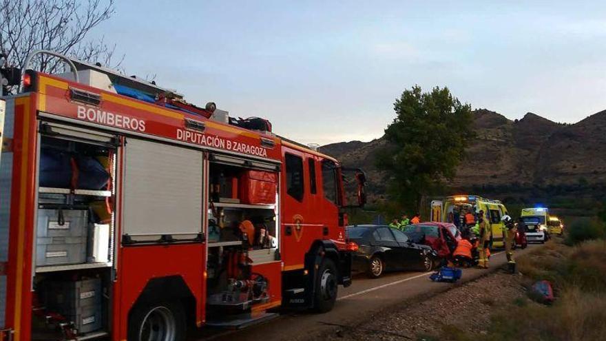 Muere un joven de 25 años en un accidente en la A-1503 en Sabiñán (Zaragoza)