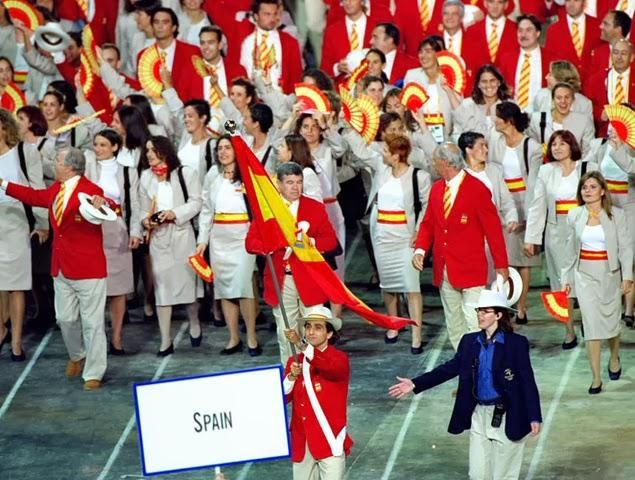 Abanderados españoles en las últimas Olimpiadas