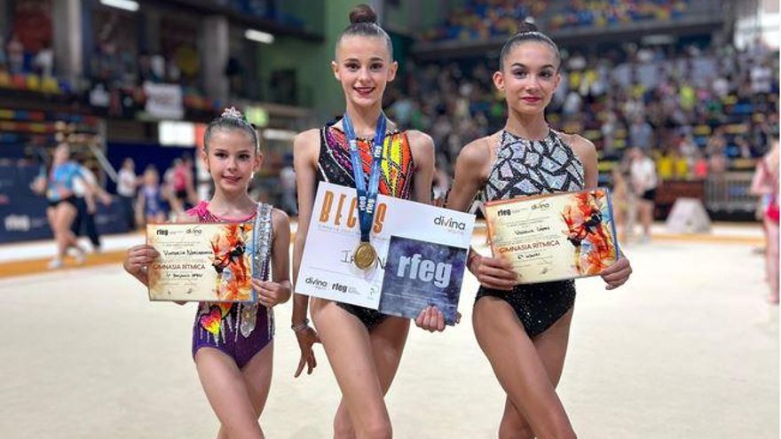 La nuciera Irina Narimanova, campeona de España de gimnasia rítmica