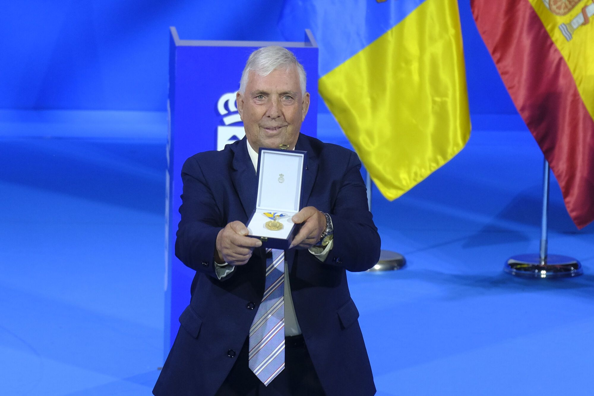 Acto Día de Canarias en el Alfredo Kraus
