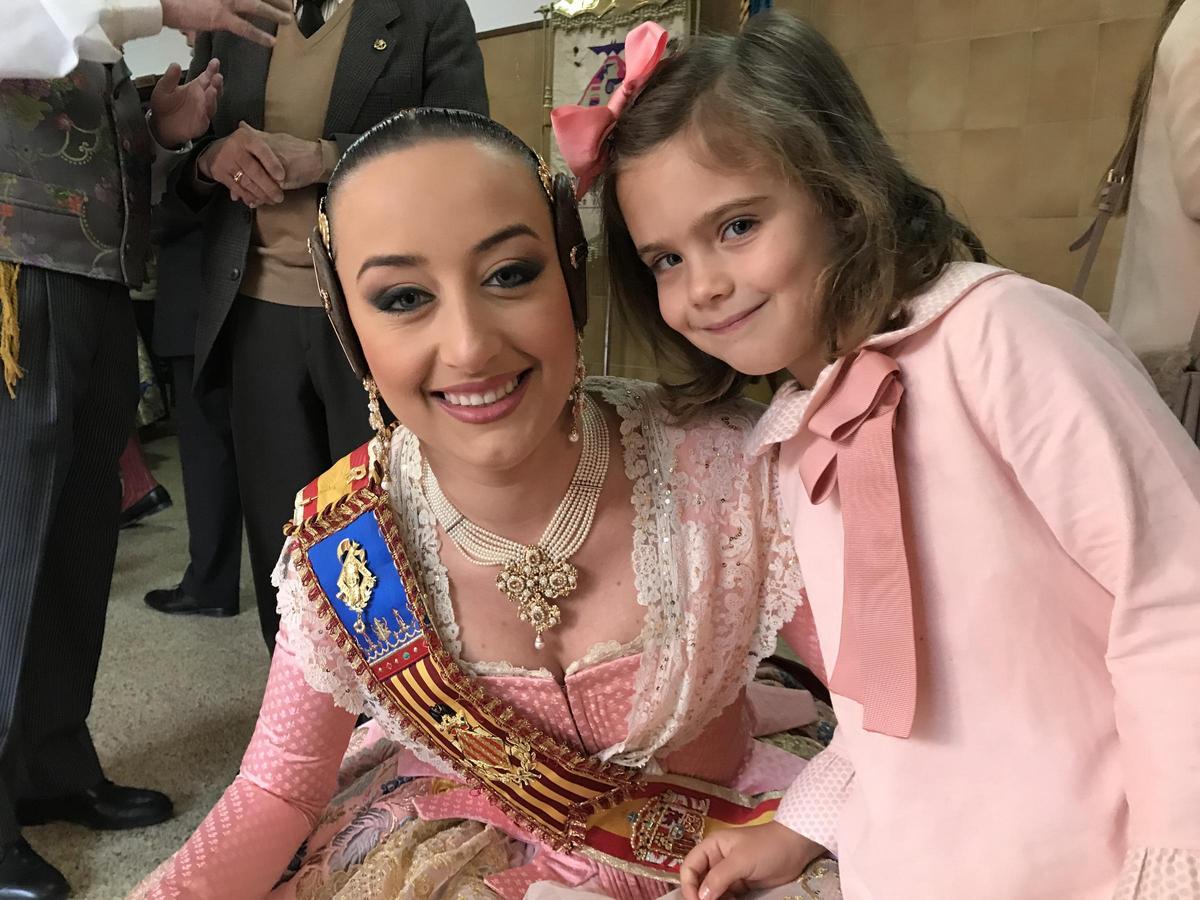 Así ha crecido Marina. Desde bebé a candidata a fallera mayor