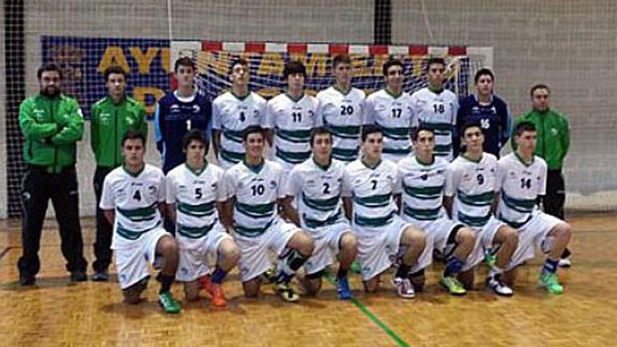 Selección cadete masculina, en Asturias.