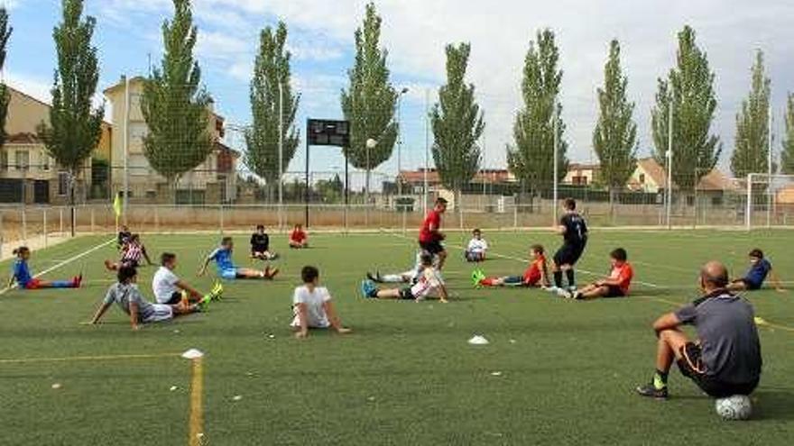 Niños en el campus del año pasado.