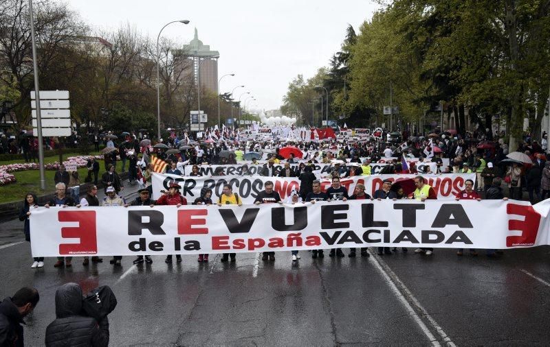 Manifestación 'Revuelta de la España vaciada' en Madrid