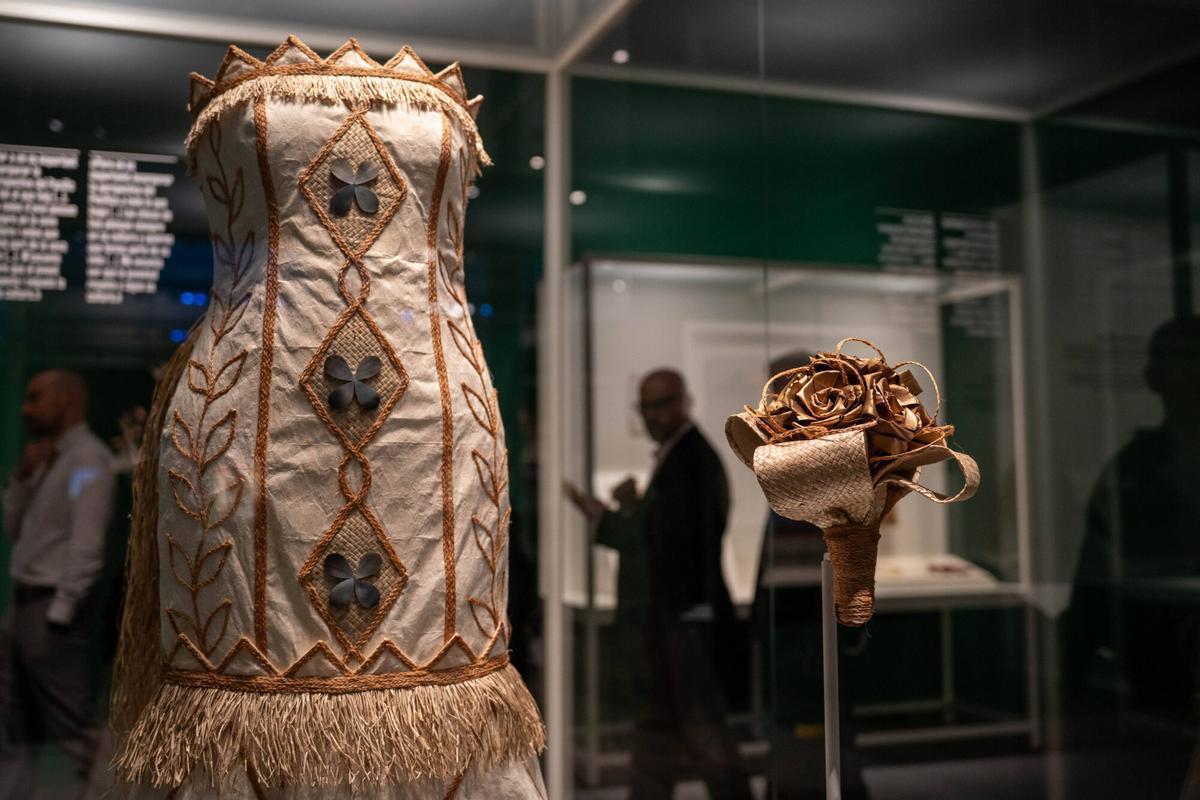 BARCELONA. 6 DE NOVIEMBRE DEL 2025. EXPOSICIÓN DE VEUS DEL PACÍFIC, INNOVACIÓN Y TRADICIÓN CON EL BRITISH MUSEUM, EN EL CAIXAFORUM. FOTOS DE SANDRA ROMAN