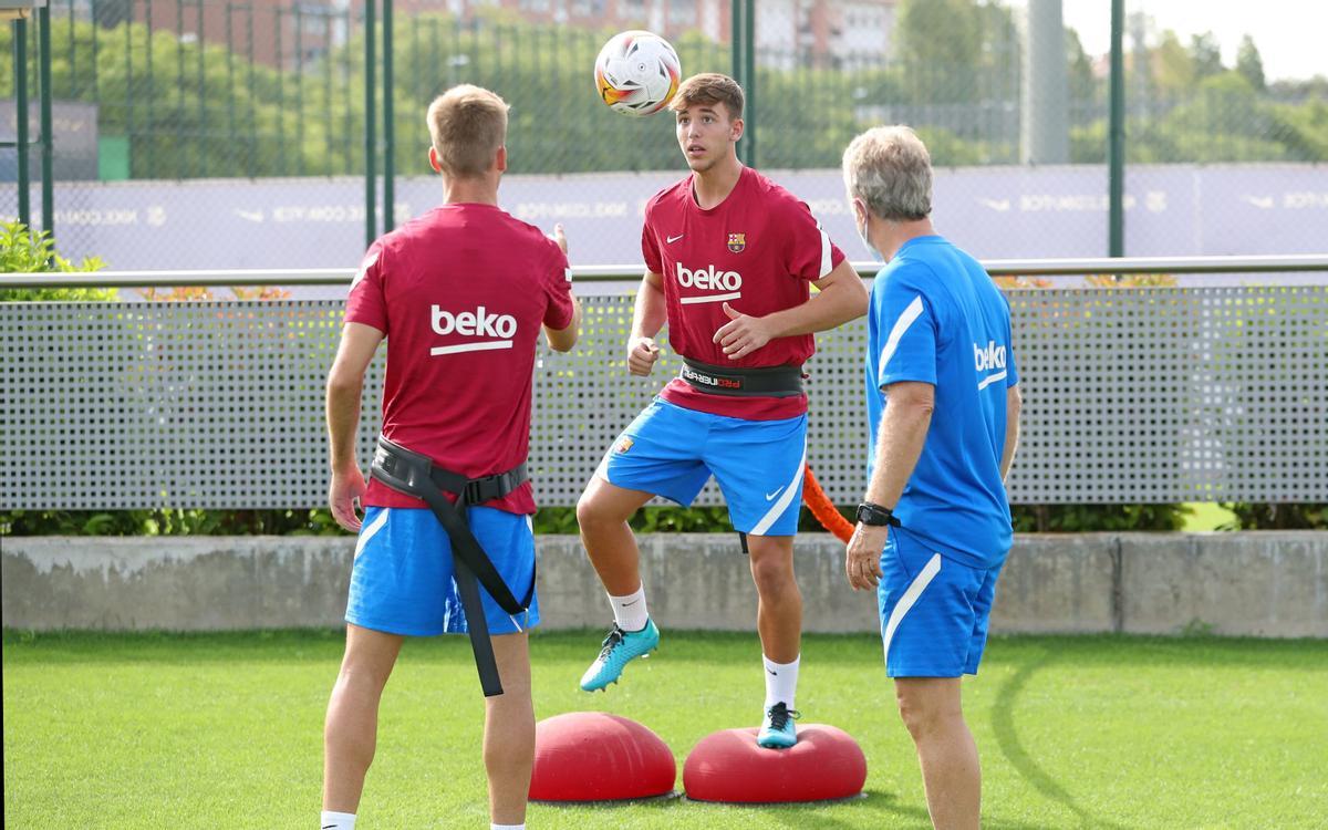 Así fue el primer día de entrenamiento del Barça 2021/2022