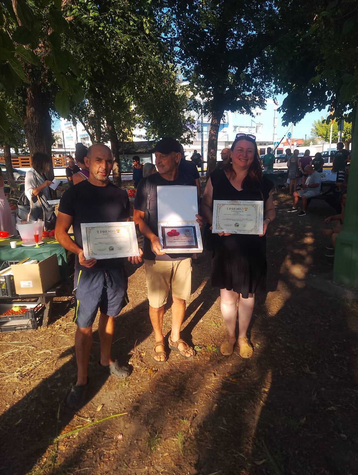 Ganadores del I Concurs de Tomata de la Plana, celebrado en Nules.