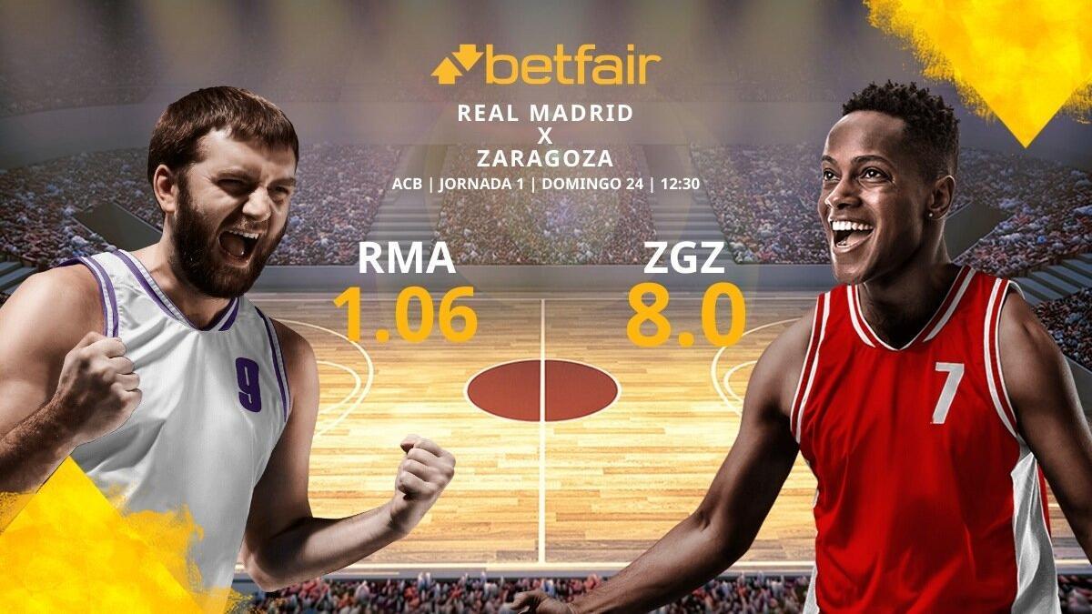 Real Madrid vs. Casademont Zaragoza: horario, TV, estadísticas, clasificación y pronósticos Liga ACB