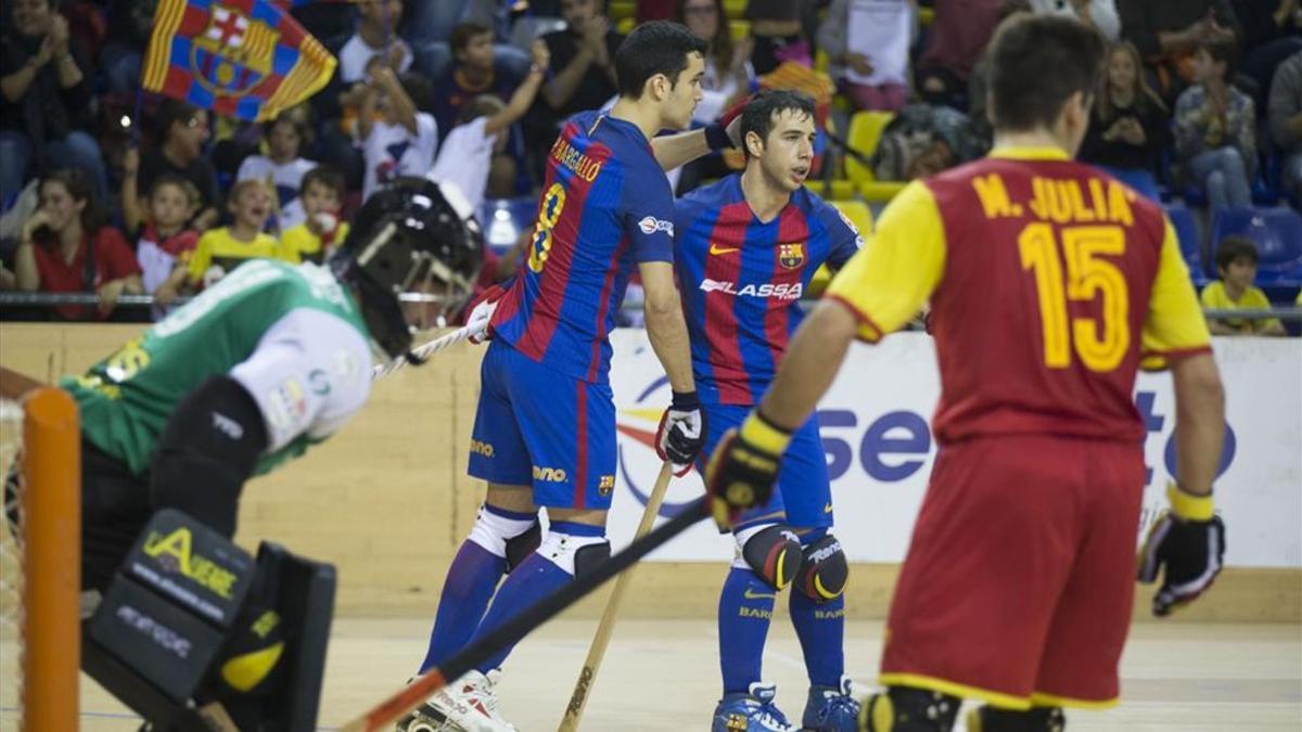 El Barça avasalló al Bassano en el Palau, donde ganó 14-3