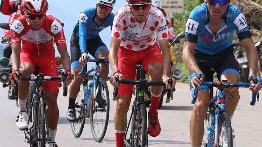 El zamorano Javier Sardá se mantiene noveno en la Vuelta a Vietnam