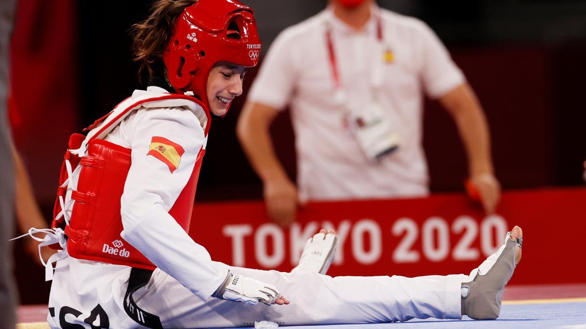 Adriana Cerezo, plata en taekwondo, primera medallista española