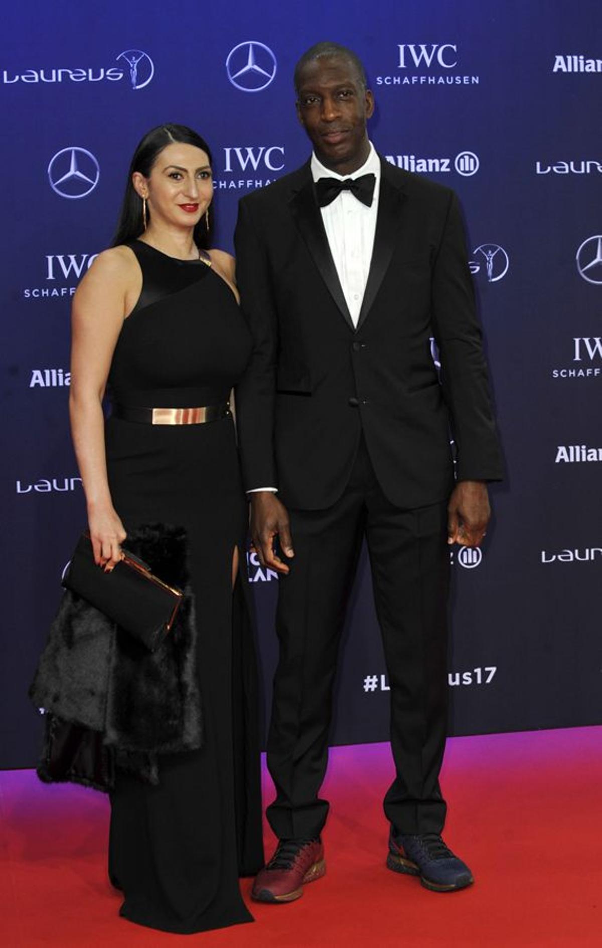 Premios Laureus 2017: Michael Johnson y su pareja