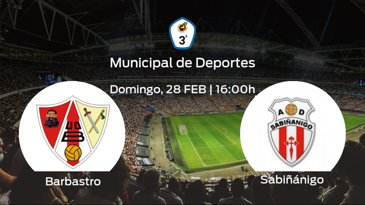 Jornada 19 de la Tercera División: previa del duelo Barbastro - Sabiñánigo