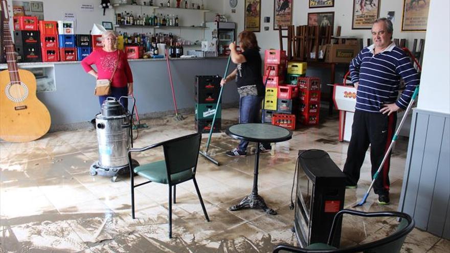 La rápida evacuación del agua redujo a mínimos los daños de la tormenta