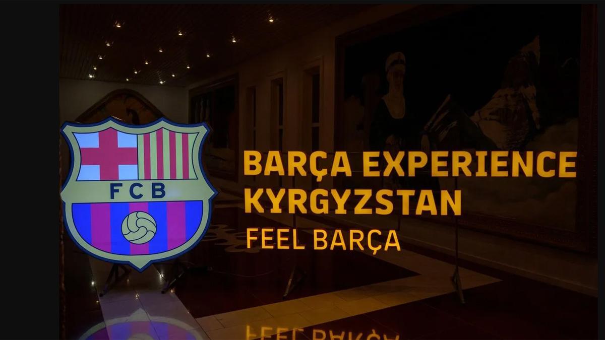 Kirguistán se ha volcado con la presencia del FC Barcelona en su país