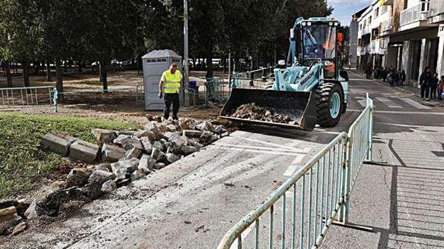 Mobilitat Comencen les obres del camí escolar a Vista Alegre