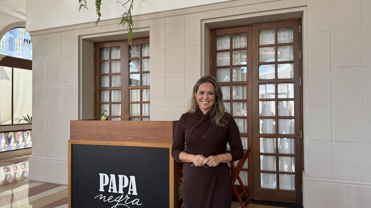 Carmen Pérez, el día de la grabación.