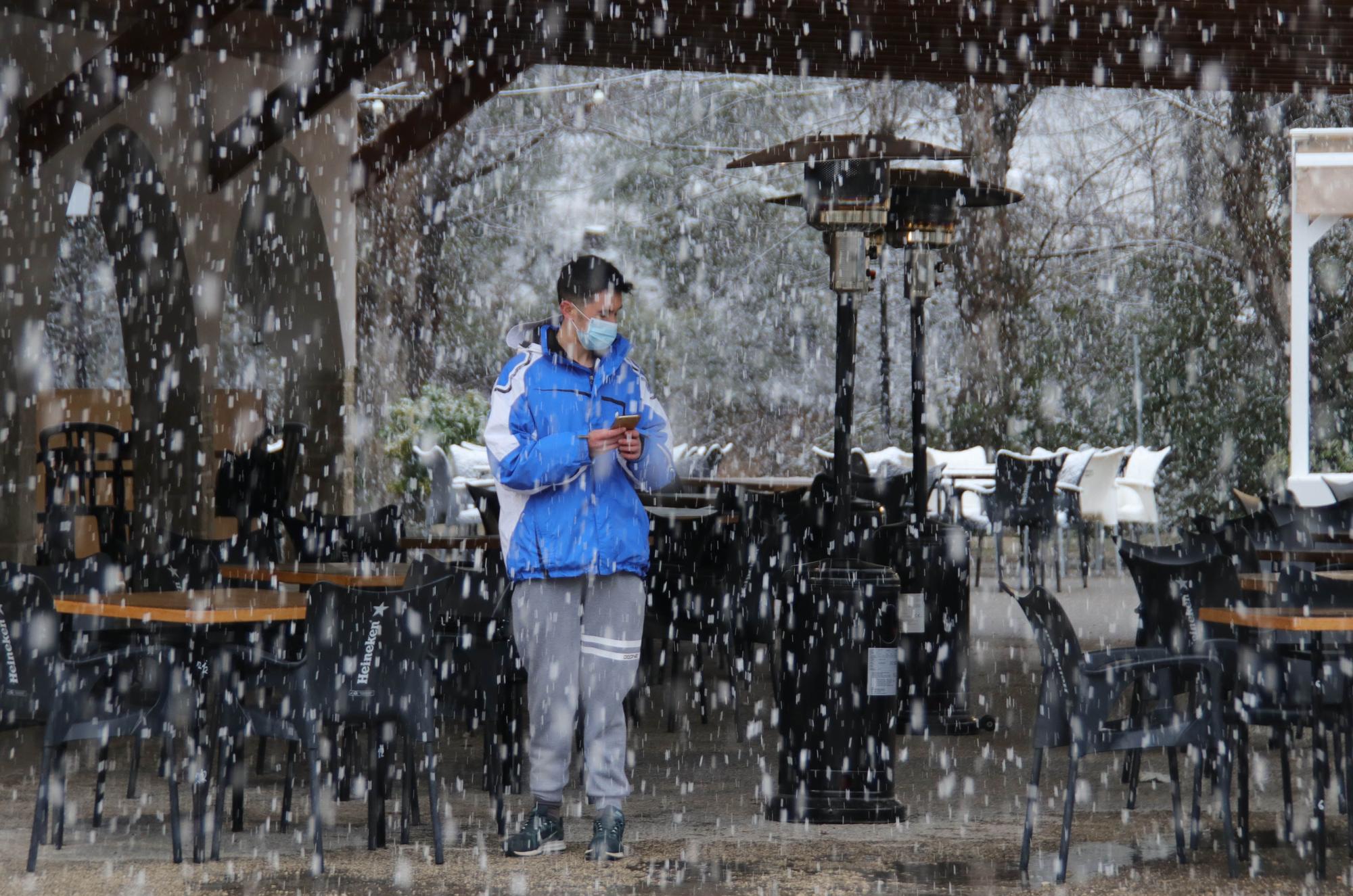 Ligera nevada en Alcoy