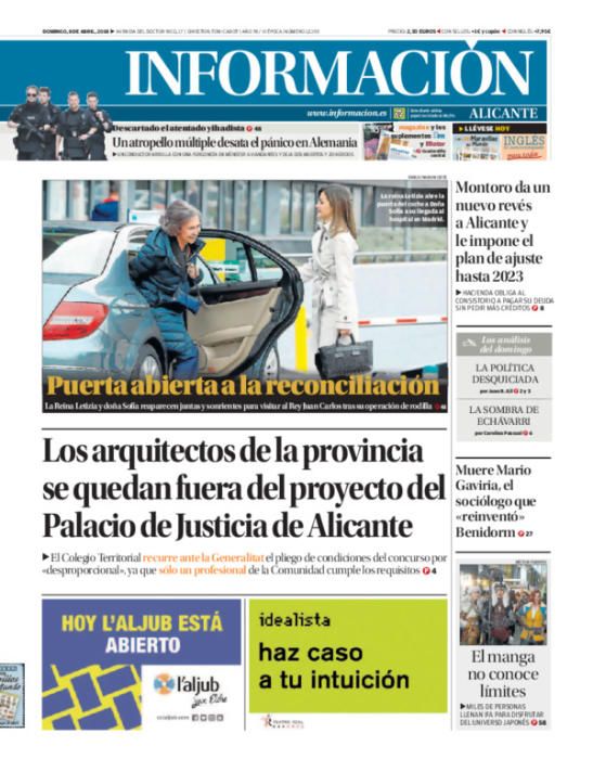 Estas han sido las portadas más destacadas de INFORMACIÓN en 2018