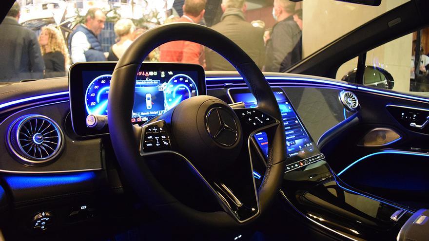 Interior del nuevo Mercedes Benz EQS.