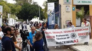 CCOO Málaga denuncia "la discriminación que sufre" gran parte del profesorado de FP