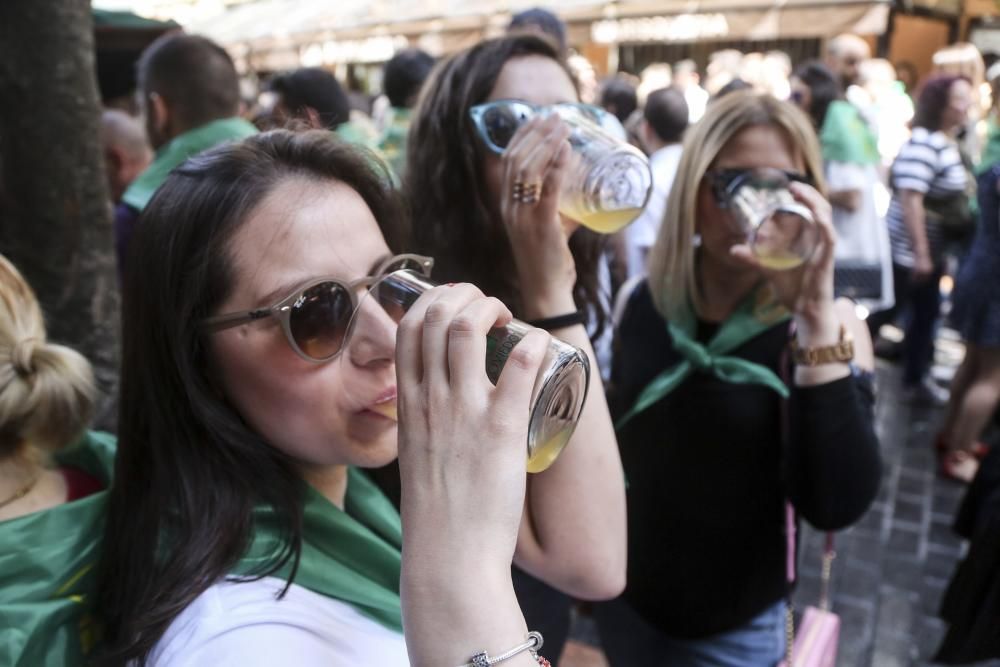 Preba de la sidra en Gascona