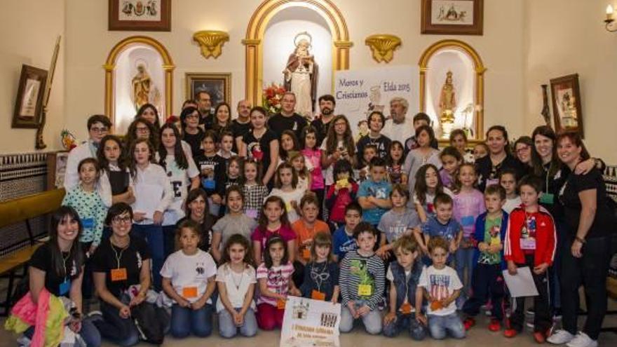 Unos 50 niños conocen Elda  y las fiestas a través de la Mayordomía de San Antón